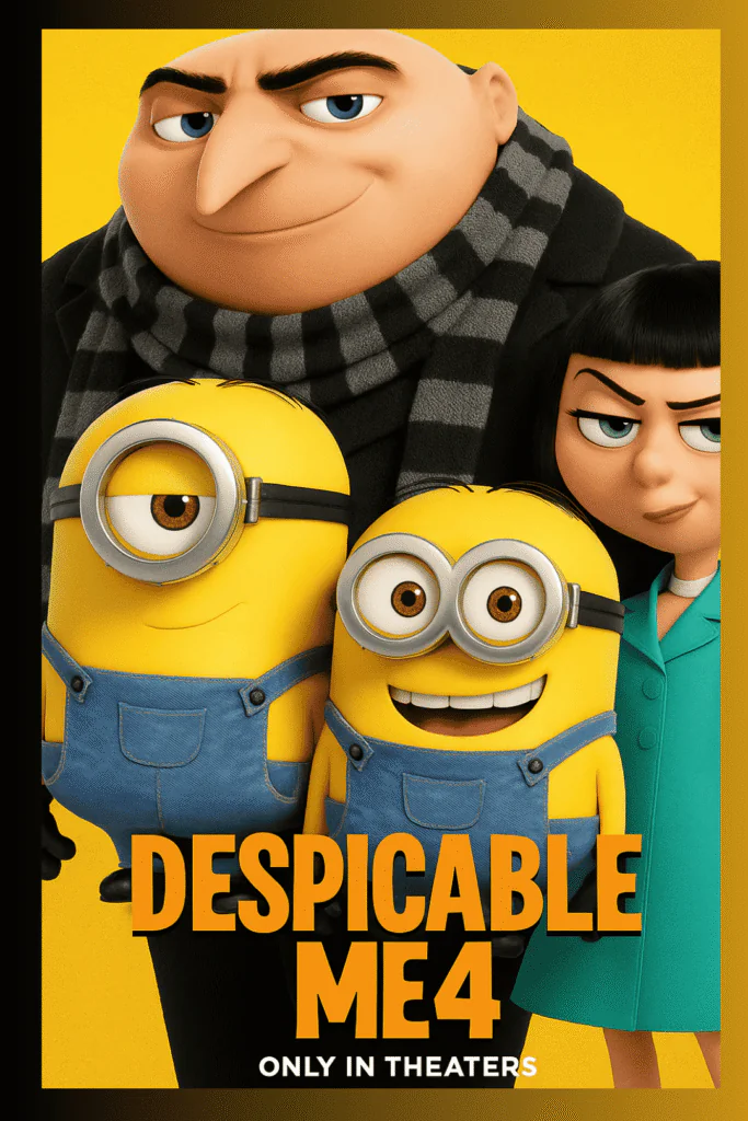 Despicable Me 4 (2024) – In theaters, coming to Peacock