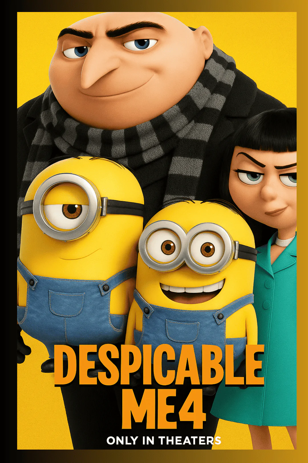 Despicable Me 4 (2024) – In theaters, coming to Peacock