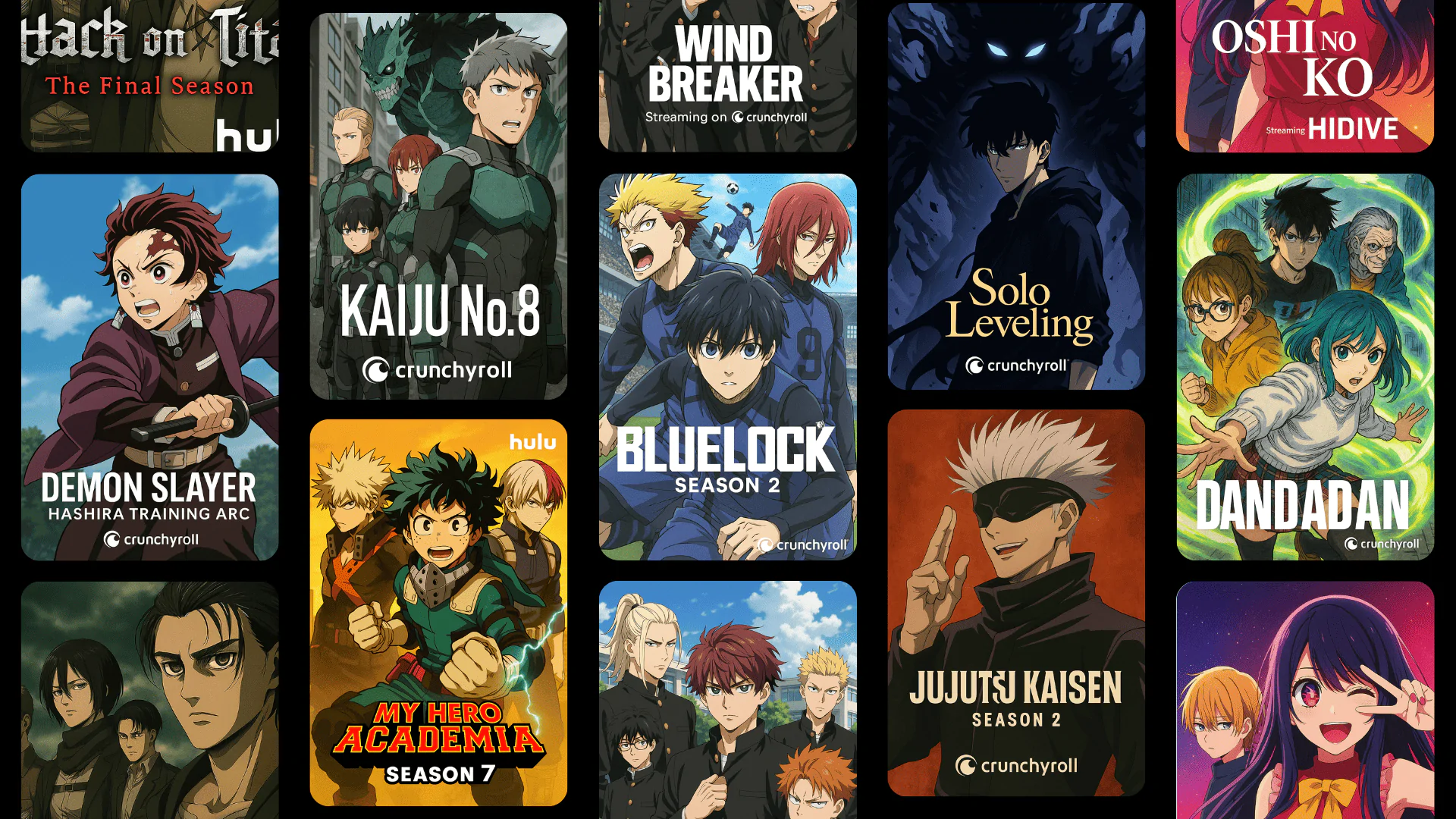 top 10 modern anime series